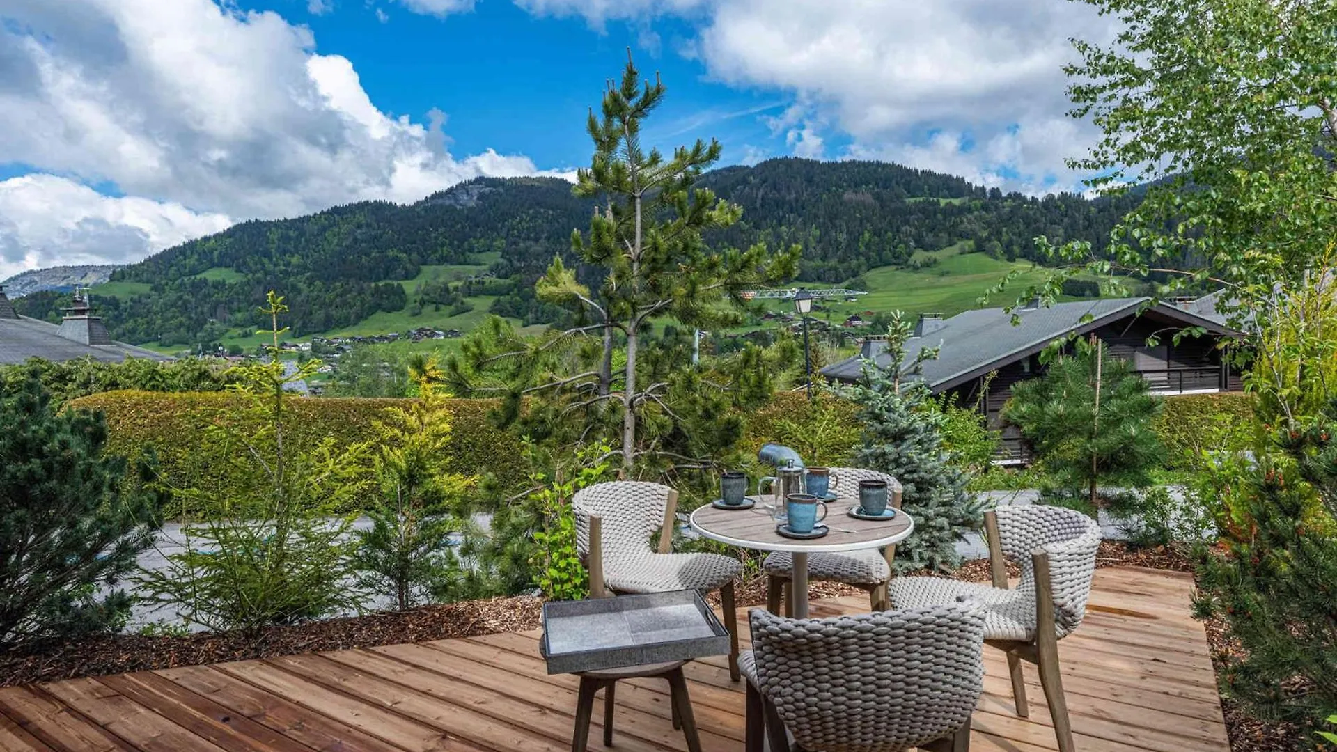 Chalet A Megeve Avec Wellness: 6 Adultes, 4 Enfants, Ascenseur, Terrasse, Cheminee, Acces Sauna/Piscine - Fr-1-569-56 דירה