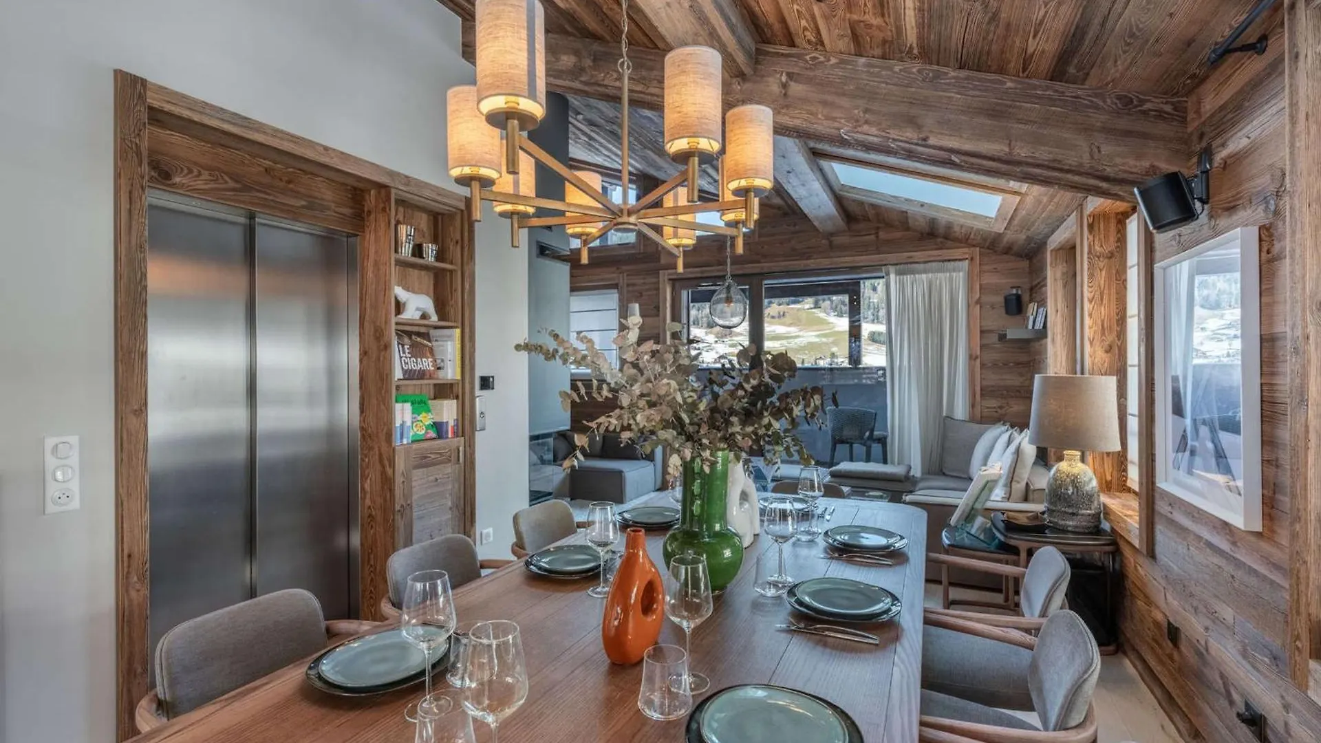 Chalet A Megeve Avec Wellness: 6 Adultes, 4 Enfants, Ascenseur, Terrasse, Cheminee, Acces Sauna/Piscine - Fr-1-569-56 Frankrijk